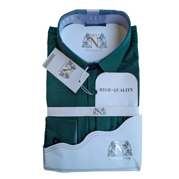 Next Long Sleeved Excellence for the Modern Man Shirt Army Green