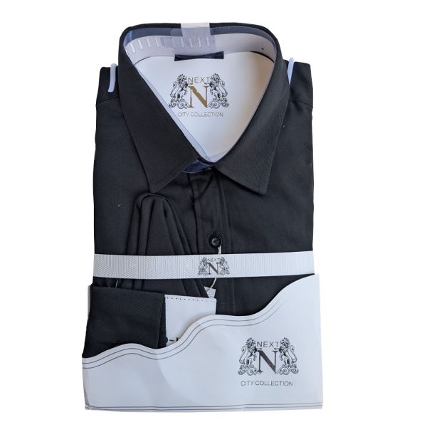 Next Long Sleeved Excellence for the Modern Man Shirt Black