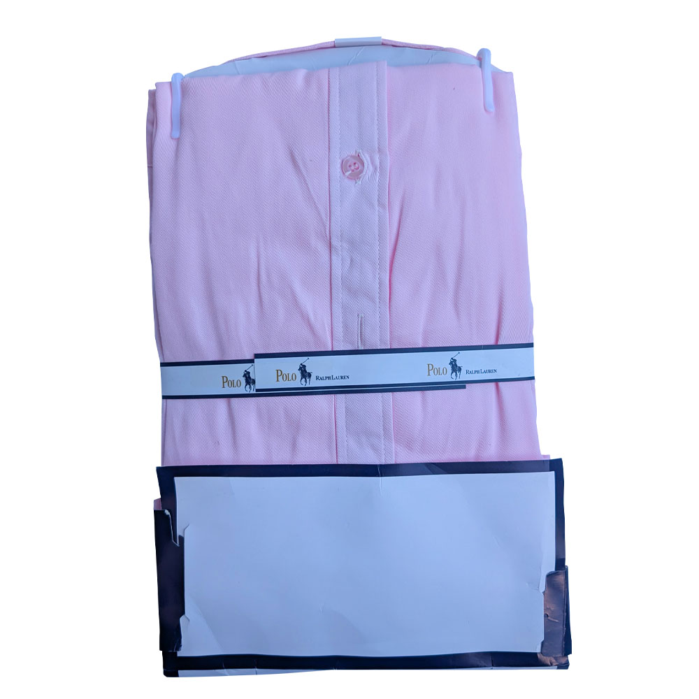 Next Pink Regular Fit Shirt 1 12 Piece-Next Plain Office Modern Men Shirt - Image 4