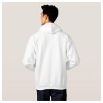 Unisex Hoodie Jumper White - Image 4
