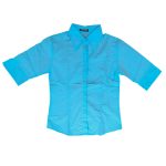 PEDO Womens 3/4 Sleeve Button Down Shirt Work Blouses - Image 6