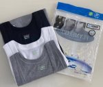 Flymeego 3 piece Pack Of Men's Cotton Vests- White, Grey And Black - Image 5