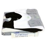Flymeego 3 piece Pack Of Men's Cotton Vests- White, Grey And Black - Image 4