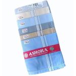 A dozen Ashoka Men's Cotton Handkerchief (multicolour) pack of 12 - Image 3